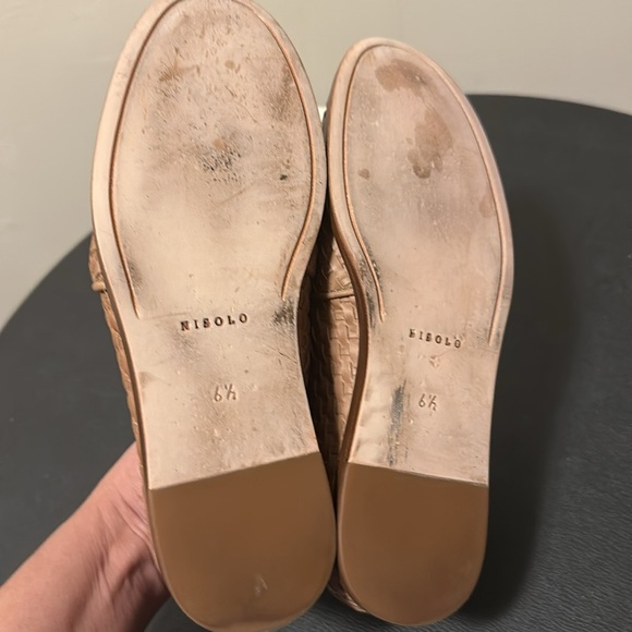 Nisolo Tan Woven Mules - Picture 7 of 8